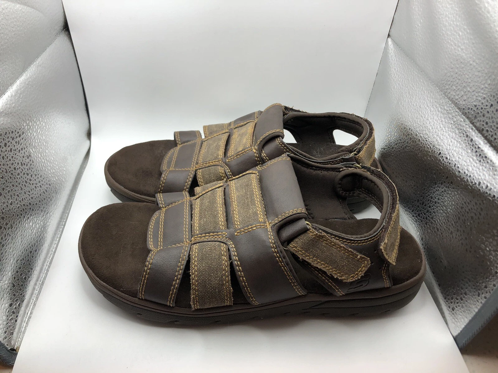 Sandales de pêcheur Skechers Supreme Equipt Relax Fit 360 64136 marron hommes 12