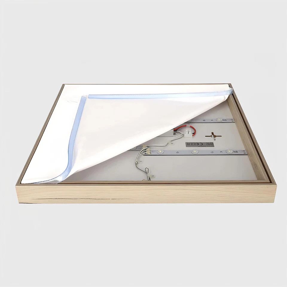 LED Leuchtbild - Korallenriff mit bunten Fischen Leuchtendes Wandbild mit Rahmen - Bild 3 von 4