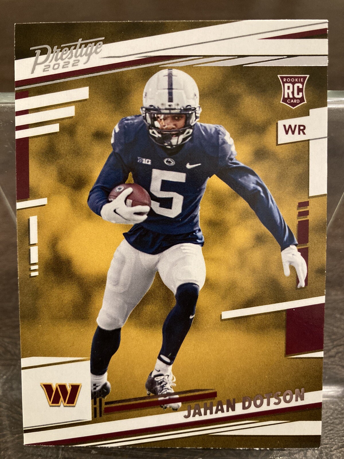 2022 Prestige Football Jahan Dotson Base Rookie RC #315 Commanders