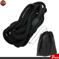 1" x 31.5' Recovery Kinetic Tow Rope Energy Truck Tow Snatch Strap 33500 LBS