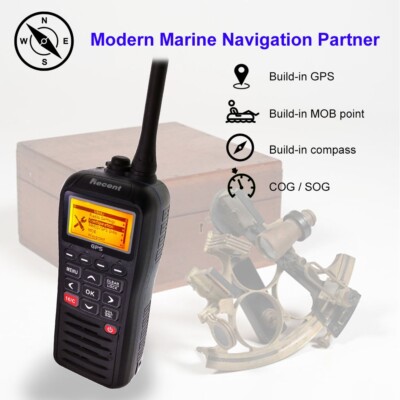 Recent RS-38M 5W VHF Marine Radio Built-in GPS Walkie Talkie Transceiver ot25