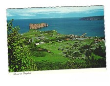 Perce, Quebec Aerial View Postcard Unposted 4...