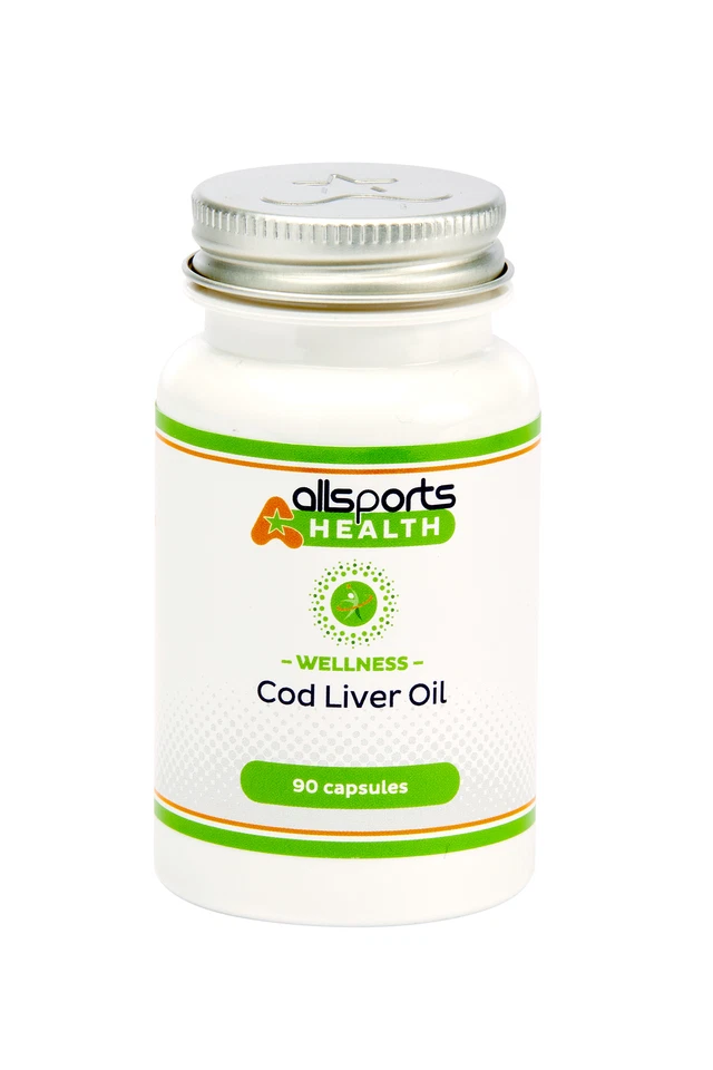 ALLSPORTS NUTRITION ALLSPORTS:HEALTH Wellness Cod Liver Oil 90 Capsules