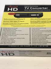 Access HD Digital to Analog TV Converter Box w/ Remote Model DTA1080D New In Box