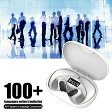 144 Language Translator Earbuds Bluetooth Two Way Real Time Smart Translation-1