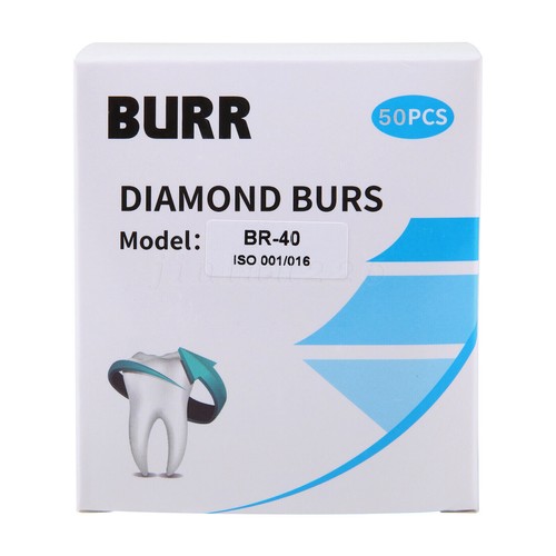 5-100pc SANDENT Dental Diamond Burs For High Speed Handpiece Friction Grip 1.6mm - Picture 816 of 865