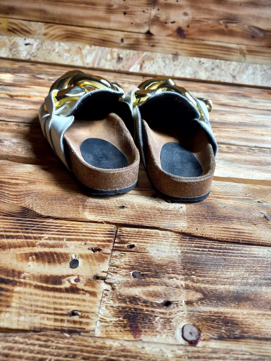 jwanderdon ミュール　チェーン JW Anderson Chain slip-on mule white EUR SZ 38. Us 7 Clogs