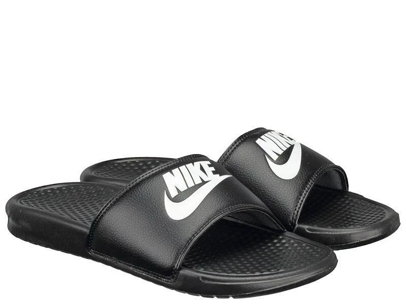 Flop infradito Nike Slider Benassi JDI uomo Slider infradito nero bianco