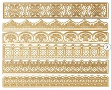 Anna Griffin Crop At Home #3 Border Dies, 12pcs 836015 Cardmaking