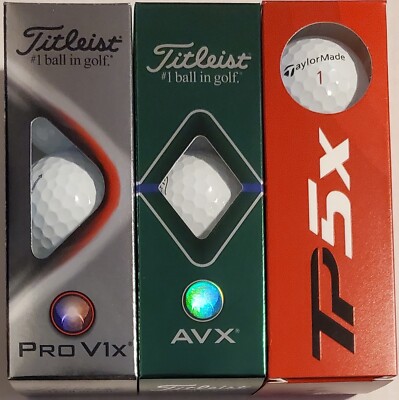 TITLEIST PRO V1X AVX TAYLOR MADE TP5X GOLF BALLS CHRISTMAS GIFT