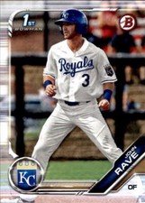 2019 Bowman Draft #BD-144 John Rave Kansas City Royals