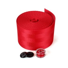 3.5m Seat Belt Webbing Racing Car Seat Safety Belt Strap Replacement Universal