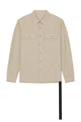 DRKSHDW by Rick Owens Outershirt Pearl Beige Light Jacket S NWT $855