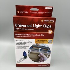 50 Universal Light Clips Simple Living Solutions For Gutters, Shingles  Tile