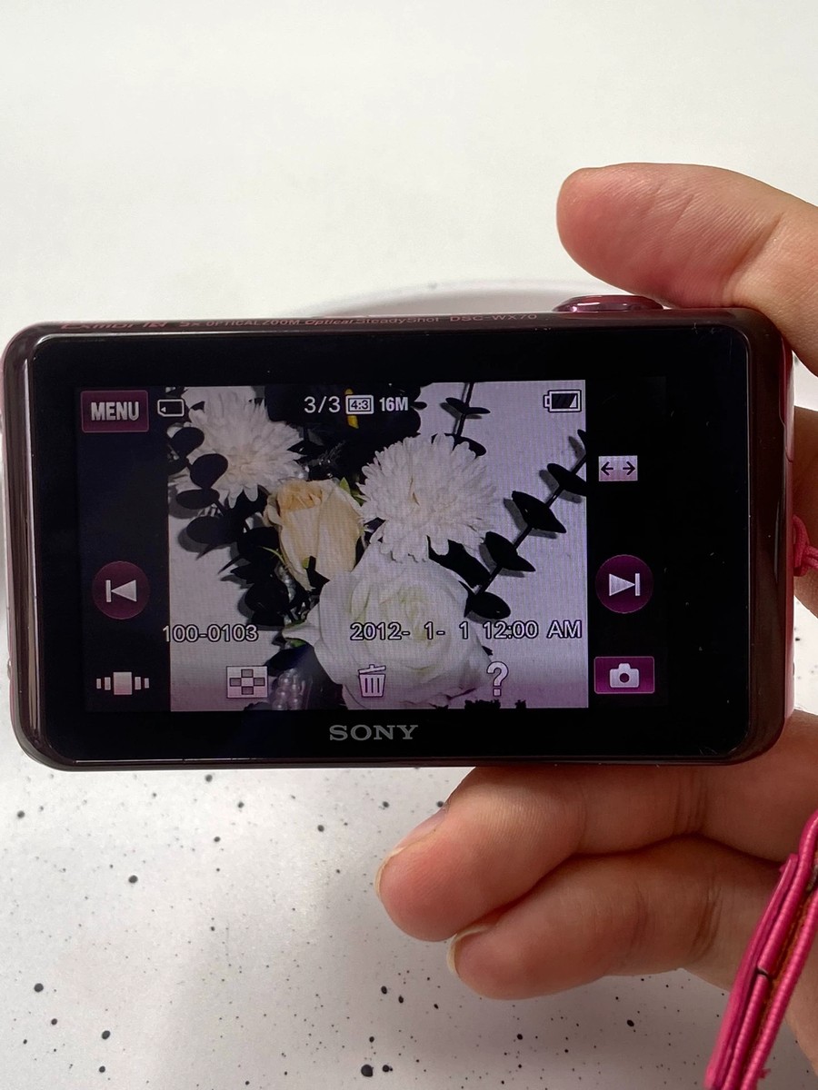 SONY Digital Camera DSC-WX70 Pink Cyber-shot 5.0x Optical zoom