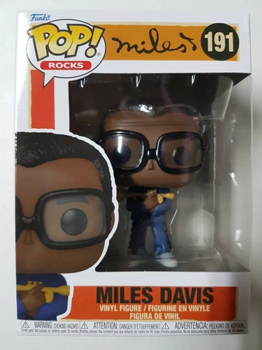 Funko Pop Rocks #191 Miles Davis Figure Brand New