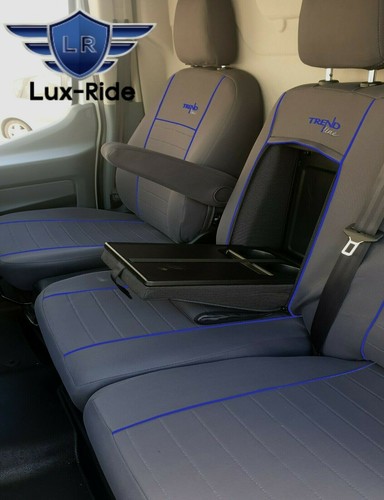 FORD TRANSIT CUSTOM 2015 - 2023 TAILORED FABRIC FRONT SEAT COVERS - Picture 7 of 7