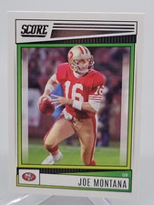 2022 PANINI SCORE JOE MONTANA BASE FOOTBALL CARD 49ERS NFL donruss topps fleer