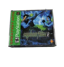PS1 Syphon Filter 2 Video Game 2 Discs Manual Sony PlayStation Greatest Hits Y2K