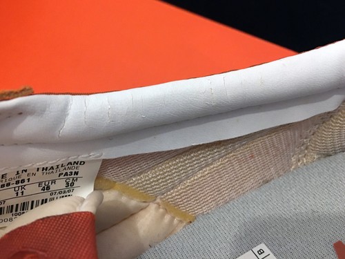 DS 2007 NIKE CORTEZ NYLON VNTG UK11 EU46 SYRACUSE OG BASIC GUMP AIR MAX VINTAGE RARE - Foto 16 di 17