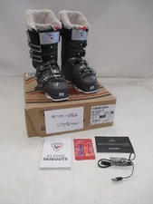 ROSSIGNOL WOMEN'S PURE PRO HEAT GRIP WALK SKI BOOT SIZE 23.5 BLUETOOTH RBL2200