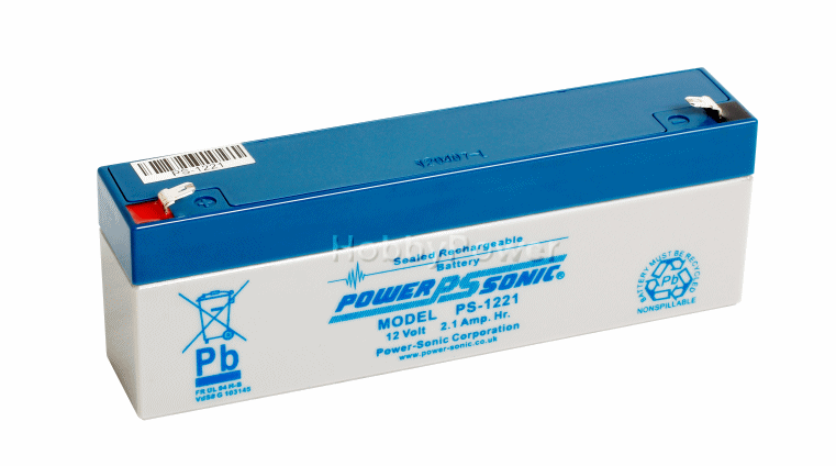 12 Volt 2.1Ah Lead-Acid Battery Rechargeable for Alarms, Car, Model Boats