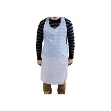 White Polyethylene Apron, Size: 28" x 46" - 1000 Pieces 