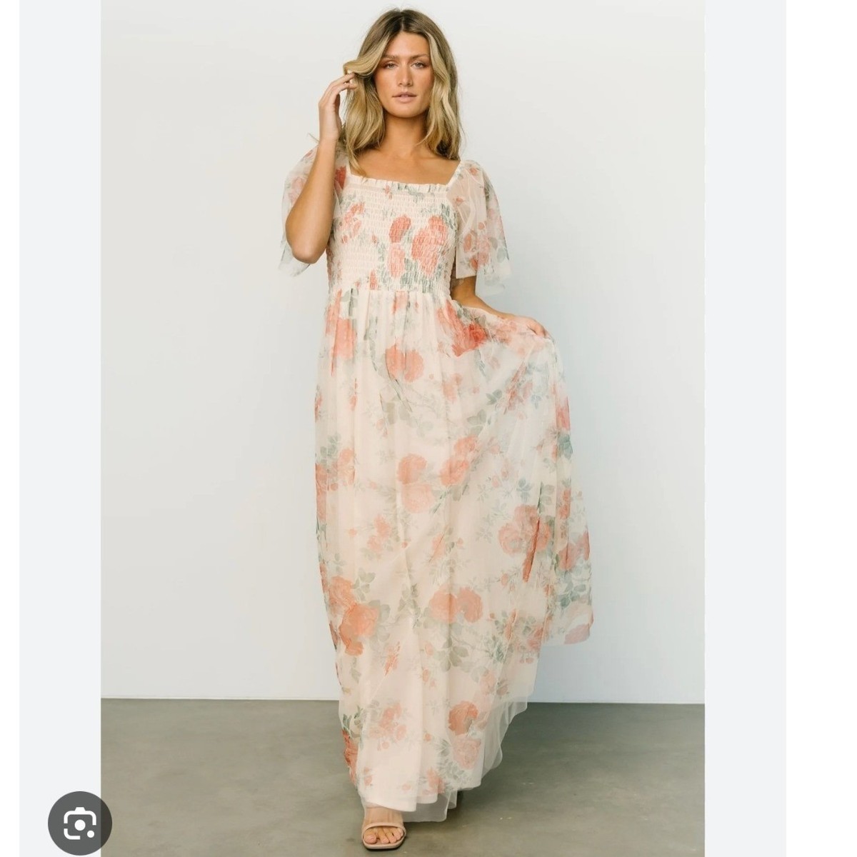 Baltic Born Cassandra Tulle Maxi Dress in Buttercream Floral Beige Rust Size XL | eBay Baltic Born Cassandra Tulle Maxi Dress in Buttercream Floral Beige Rust Size XL | eBay