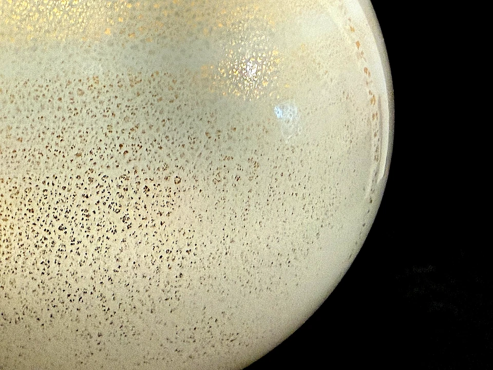 HILO DE CRISTAL DE MURANO, DECORADO EN ORO, Ø 140 mm, PARA ARAÑA Foto 3 de 4