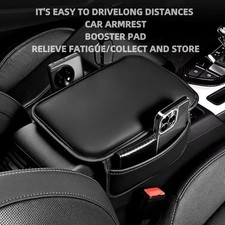 Car Armrest Cushion Cover Leather Center Console Box Pad Protector Accessories Car Armrest Cushion Cover Leather Center Console Box Pad Protector Accessories