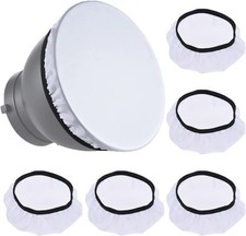 5 Pieces 7 Inches/ 18 cm Standard Diffuser Light Sock Cloth White,Black