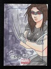 2011 Rittenhouse Marvel Universe SketchaFEX 1/1 Jomar Bulda Auto Sketch 0k61