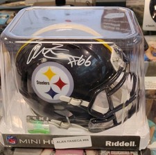 Alan Faneca Signed Mini Helmet With Case