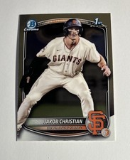 Jakob Christian 2025 Bowman Chrome 1st Prospects #BCP-157 San Francisco Giants