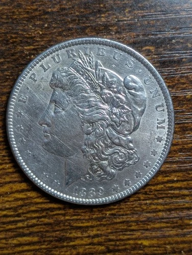 1889 MORGAN Silver Dollar Nice Details $1 COIN FREE Shipping