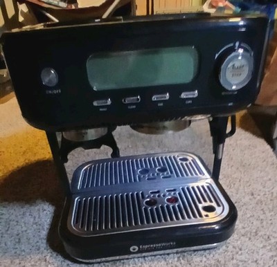 Espressoworks Barista Pro Espresso Machine & Grinder ~ Model: AEW-6000 ~ Black