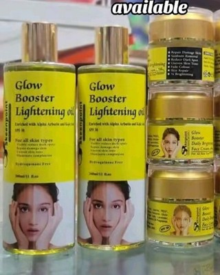 2 In 1 Skeenpoint Glow Booster Lightning Oil & Daily Brightening Face Cream