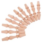 10 Pcs Staircase Spindles Deck Railing Baluster Replacement Wood Craft