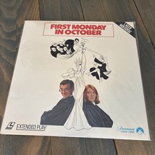 Rare Vintage 1981 First Monday in October LaserDisc Video Comedy Walter Matthau
