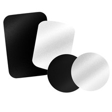 Metal Plate for Magnetic Car Mount 4 Pack Disc with 3M Adhesive Compatible with