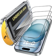 3PCS Screen Protector for iPhone 15 Tempered Glass