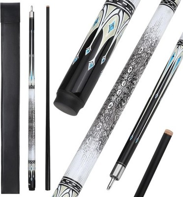 Glass Fiber Pool Cue Stick, 58'' Professional Pool Stick Billiards Cue Stick with