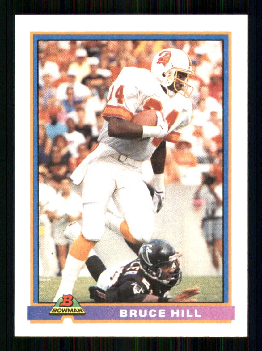 1991 Bowman #525 Bruce Hill Tampa Bay Buccaneers 6209