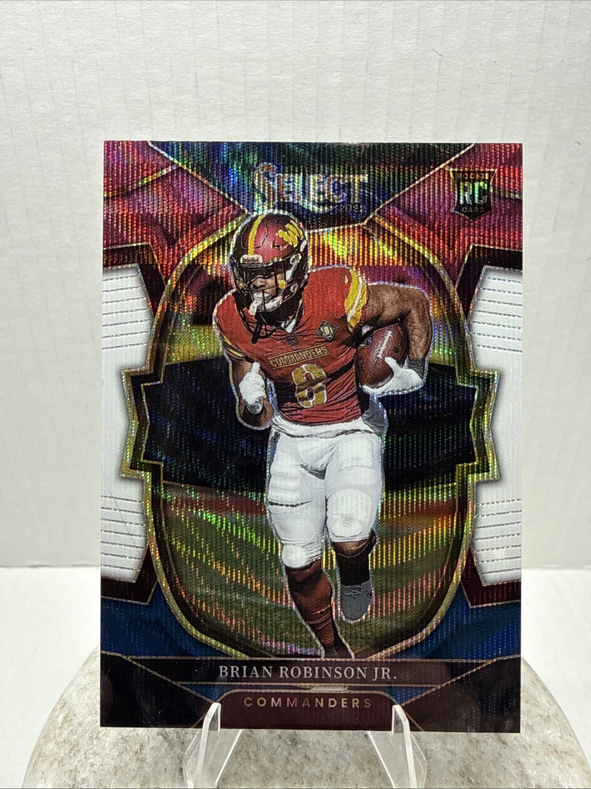 Brian Robinson Jr. Panini Select #78 Tri-Color Prizm