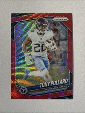2025 Panini Prizm Tony Pollard Red Wave /149 Tennessee Titans #232