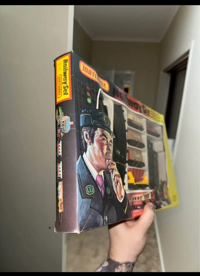 Juego de tren vintage 1979 Matchbox G-2 tren Lesney Push-Along Foto 4 de 4