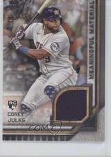 2023 Topps Museum Collection Meaningful Material Relics 16/50 Corey Julks 3h1