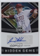 2020 Panini Elite Extra Edition Hidden Gems Black Jordan DiValerio Auto 5w7
