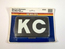 Sealed Nos Kc Hilites Light Cover 5x7 Rectangular Black Plastic Kc - 5305 Single Sealed Nos Kc Hilites Light Cover 5x7 Rectangular Black Plastic Kc - 5305 Single