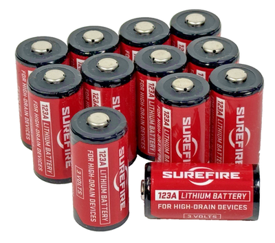 #ad 12 PACK GENUINE OEM SUREFIRE 123A LITHIUM BATTERIES for HIGH DRAIN DEVICES 3V $28.95